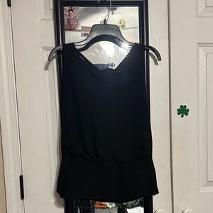 Chic Black Sleeveless Tank Top